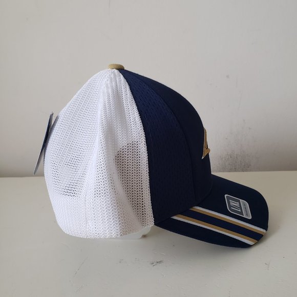 St. Louis Rams Hat Cap Fitted Stretch L/XL Blue White Reebok NFL Deadstock NWT - Picture 8 of 12